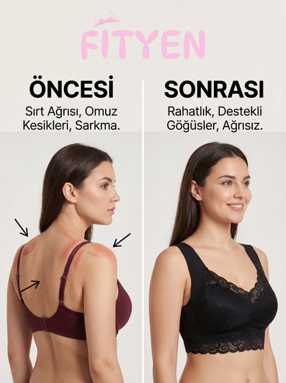 Fityen Rahat ve Destekleyici Push-Up Sütyen
